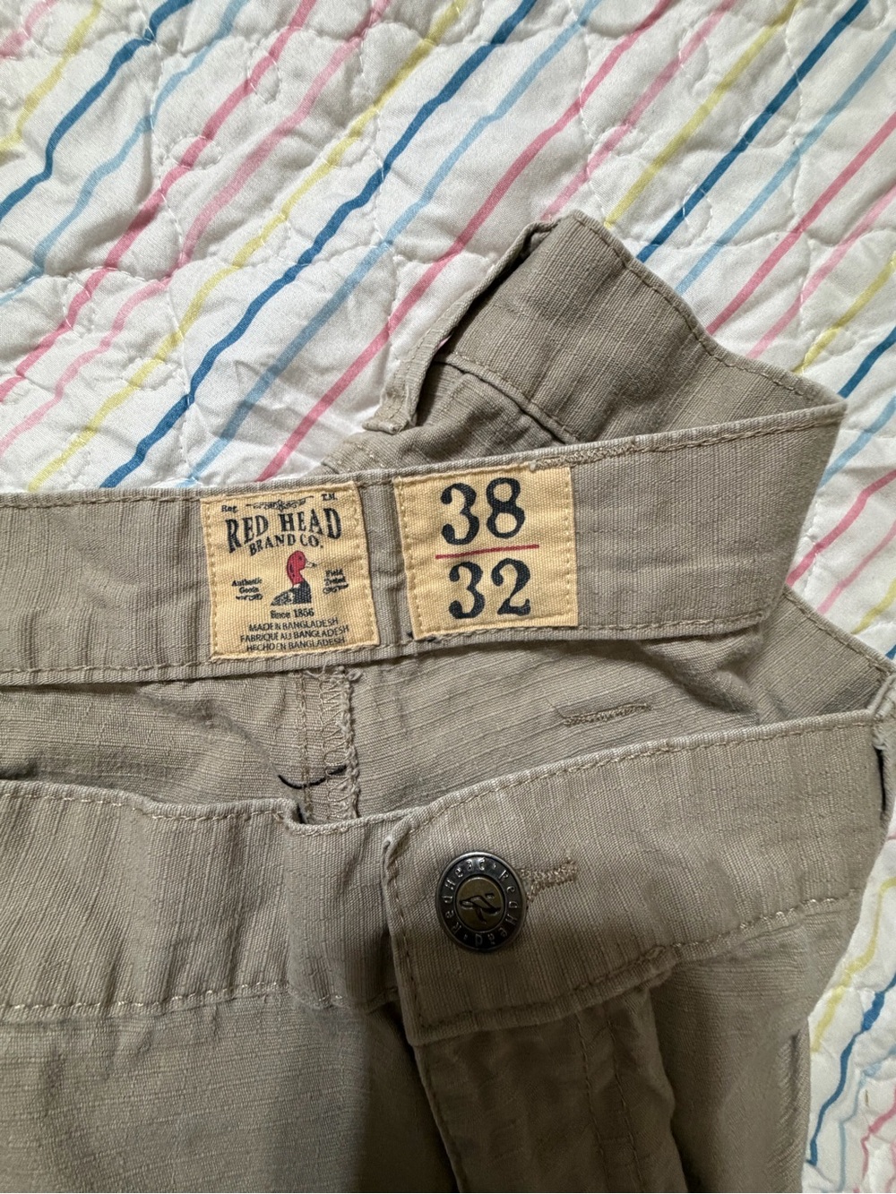 RedHead Men's Cargo Pants - Khaki